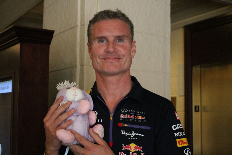 Illustration for article titled Racing Drivers With Easter Bunnies Are The Best Thing Ever